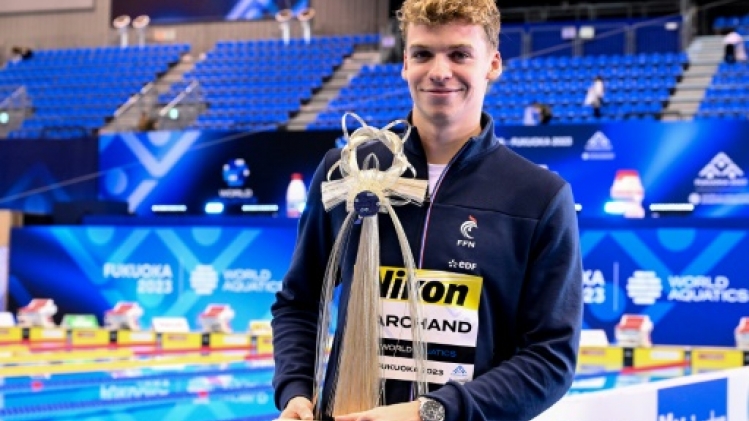 Natation: Marchand continue sa moisson NCAA avec un nouveau record