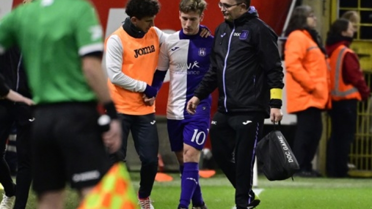 Yari Verschaeren indisponible plusieurs semaines en raison d'une blessure aux ischios