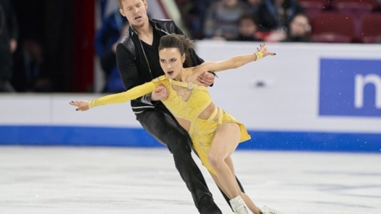 Les Américains Chock et Bates font le show en danse sur glace