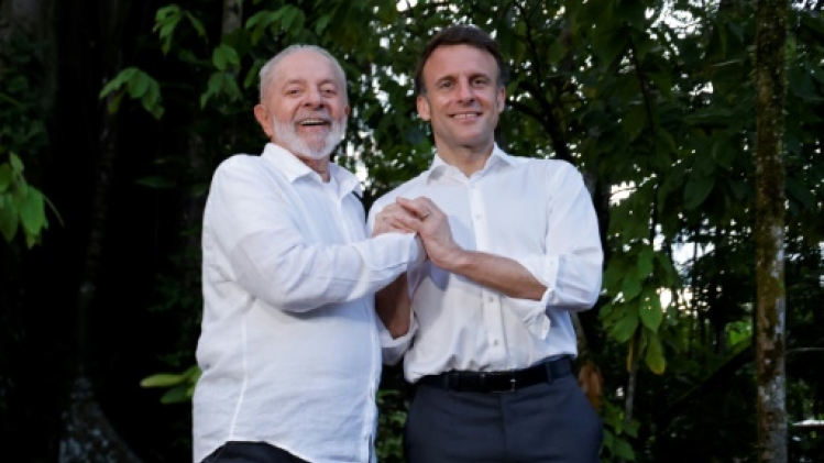 Macron et Lula affichent leur entente, sous le signe de l'Amazonie