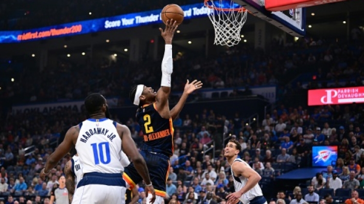 NBA: le Thunder finit en tête à l'Ouest, les Lakers de LeBron James à un match des play-offs