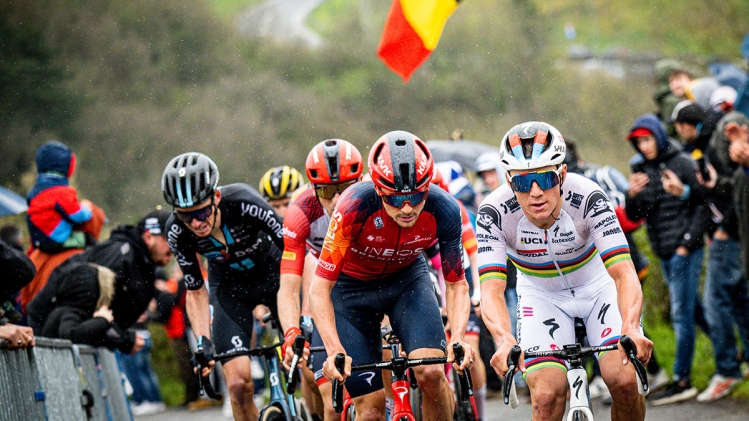 Des cyclistes à Liège