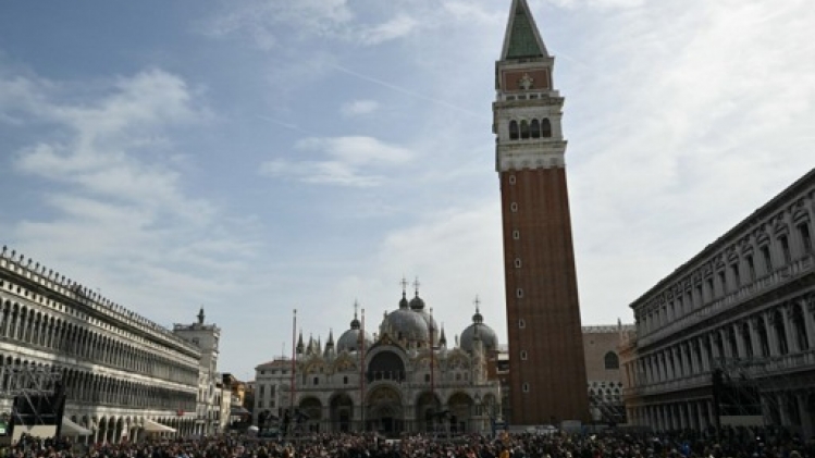 A Venise, le pape met en garde contre les dangers du surtourisme
