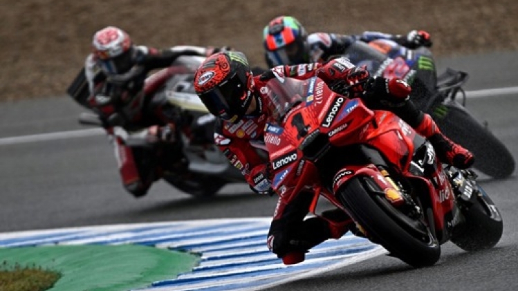 Bagnaia remporte le Grand Prix d'Espagne, devant Marc Marquez