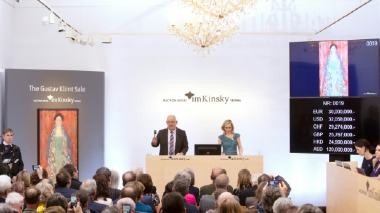 En Autriche, un tableau mystère de Klimt adjugé 30 millions d'euros