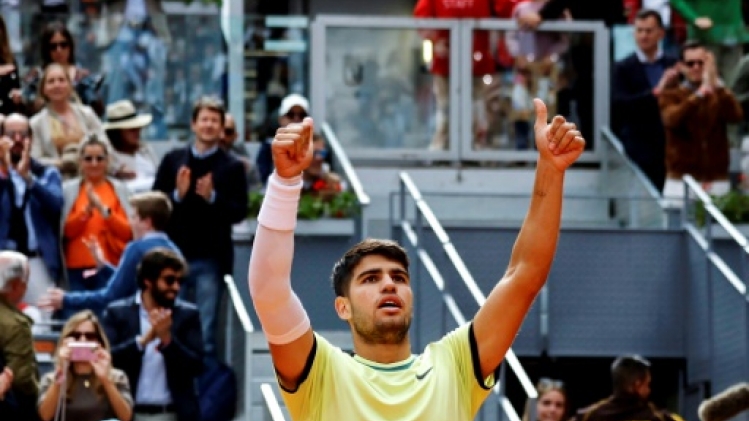 Tennis: Alcaraz haut la main, Humbert et Garcia hors jeu