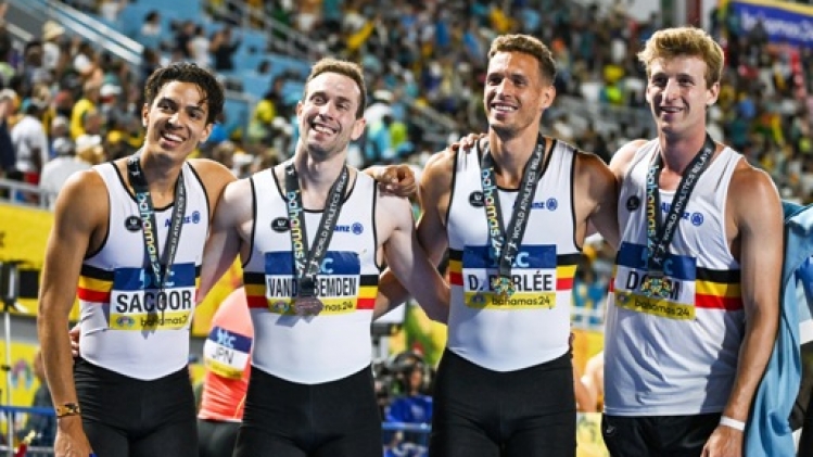 Les Belgian Tornados terminent 3e en finale du 4x400 m