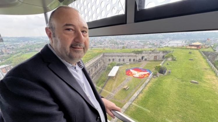 Une œuvre éphémère au fort de Huy pour commémorer la fin de la Seconde Guerre mondiale