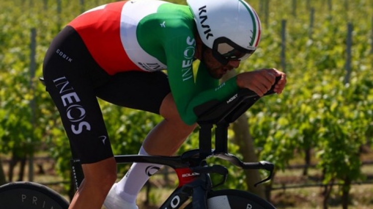 Filippo Ganna champion d'Italie du contre-la-montre pour la 5e fois