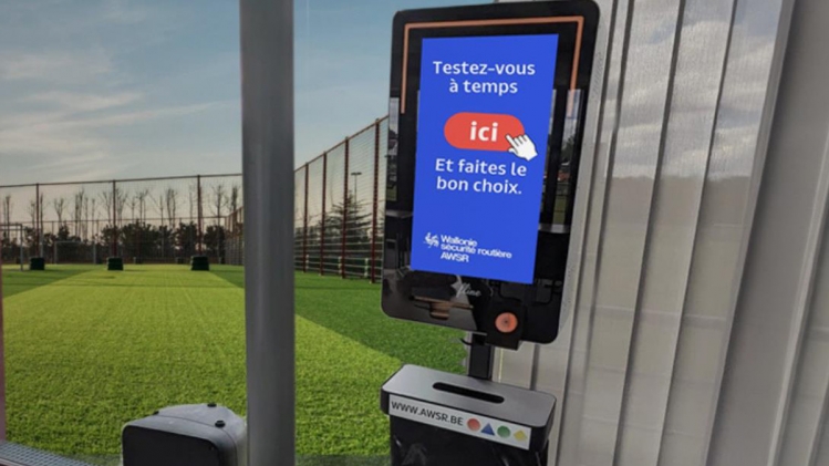 Des bornes éthylotest mises gratuitement à disposition en Wallonie
