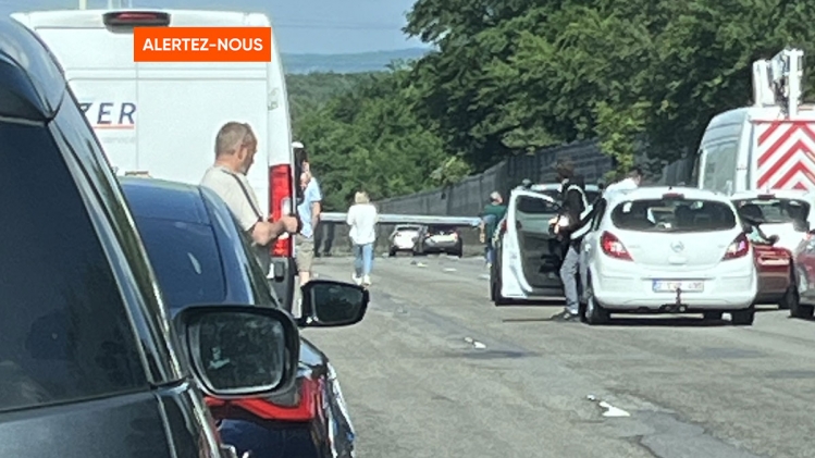 e42 accident et bouchons