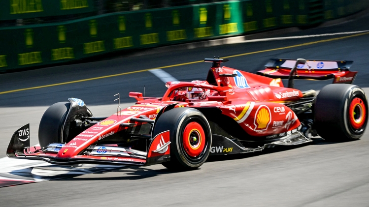 Charles Leclerc au GP de Monaco 2024.