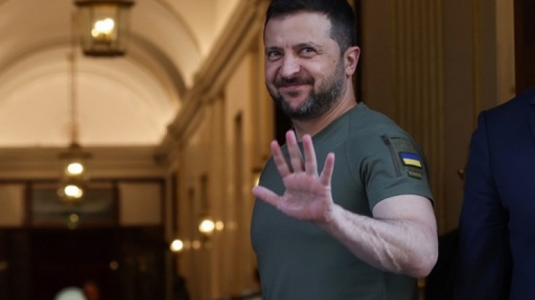 Le président Zelensky sera en Belgique mardi