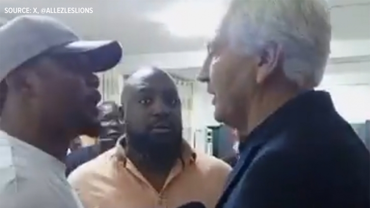 Marc Brys et Samuel Eto'o, le 28 mai 2024.