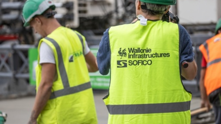 E411/A4: travaux à la bretelle de sortie en provenance de Namur de l'échangeur n°6 Wavre