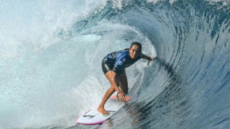 Surf: la Française Vahine Fierro s'impose au Tahiti Pro de Teahupo'o à deux mois des JO
