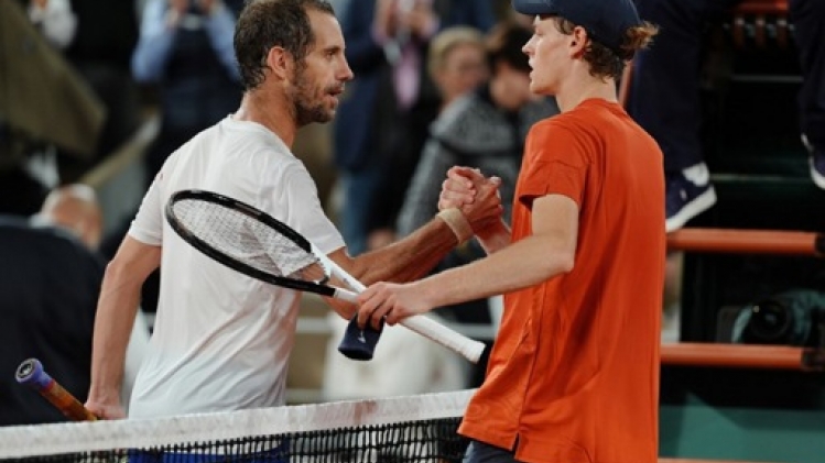 Jannik Sinner se débarrasse de Richard Gasquet en trois sets et passe au 3e tour