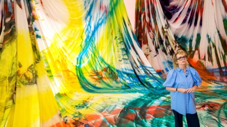 Katharina Grosse, la magie des couleurs éclabousse Metz