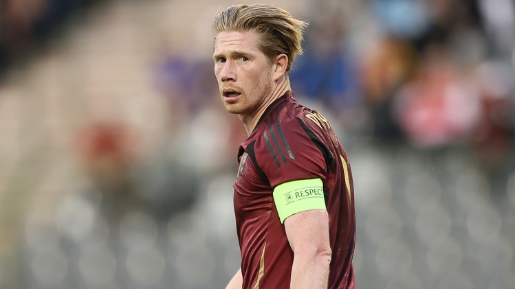 Kevin De Bruyne avec la Belgique contre le Monténégro, le 5 juin 2024.