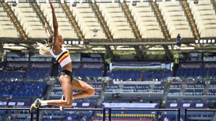 Deuxième du saut en longueur, Nafi Thiam conforte sa première place dans l'heptathlon