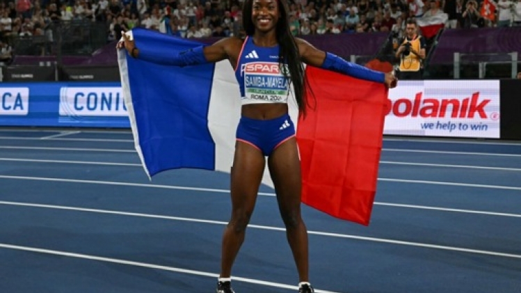 La Française Cyréna Samba-Mayela sacrée championne d'Europe du 100 m haies
