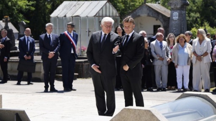 Le président allemand exprime son sentiment de honte à Oradour-sur-Glane