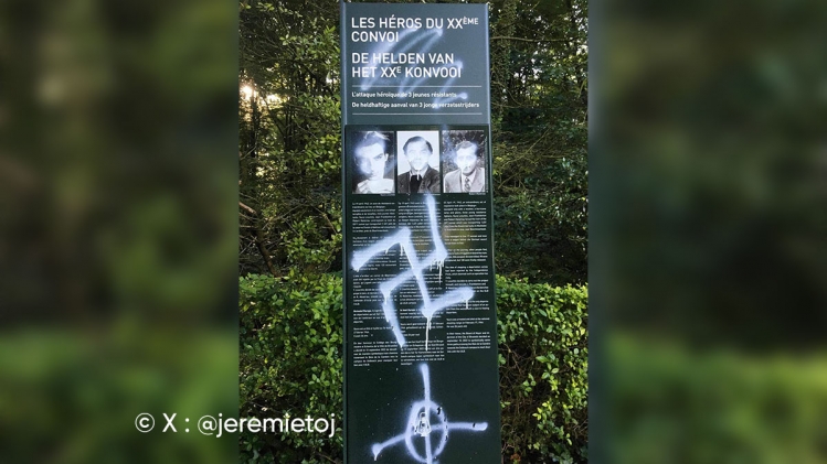 Un monument à la mémoire de résistants vandalisé dans un acte antisémite