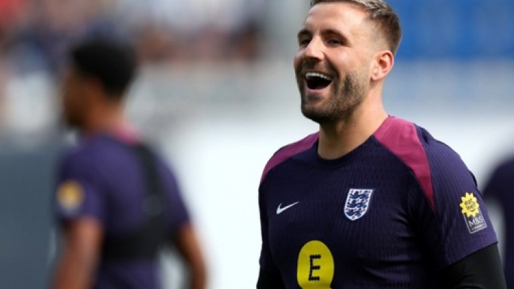 Luke Shaw s'est entrainé avec la sélection anglaise, son retour est espéré mardi