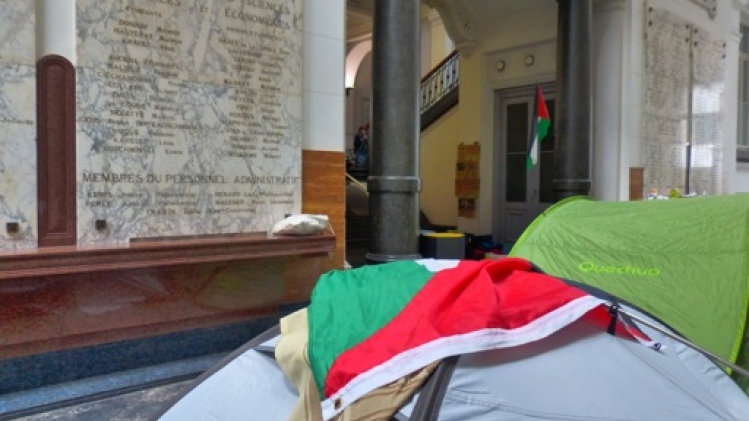 Les étudiants mettent fin à leur occupation d'un bâtiment de l'université de Liège