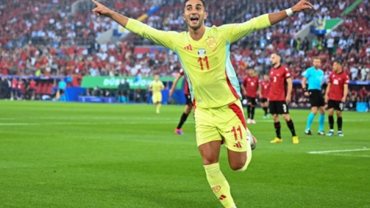 Ferran Torres Homme du match d'Albanie-Espagne