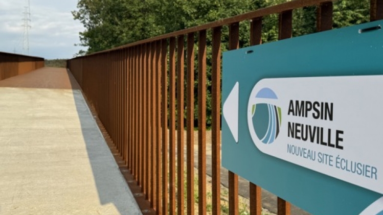 Le nouveau site éclusier d'Ampsin-Neuville facilitera la navigation entre Namur et Anvers