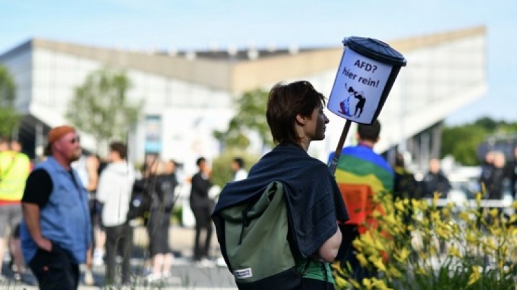 Quelque 70.000 activistes réunis contre l'organisation d'un congrès de l'AfD à Essen