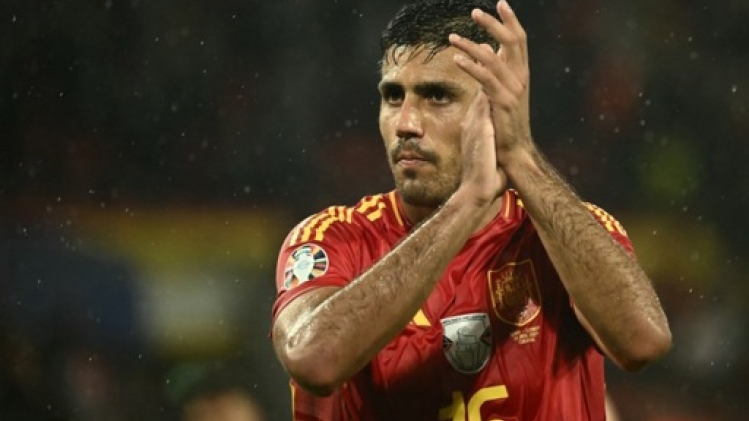 Rodri nommé Homme du Match remporté par l'Espagne contre la Géorgie