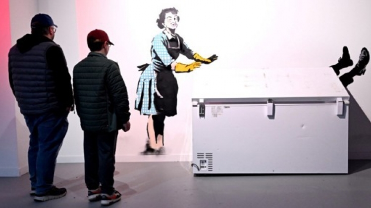 Auteur d'une oeuvre consacrée aux migrants, Banksy réplique aux critiques du Home Office