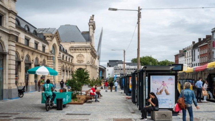 La place de la Station officiellement inaugurée à Namur