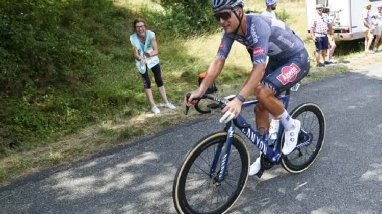 Jonas Rickaert, son équipier Kragh Andersen et Fedorov arrivent hors délais