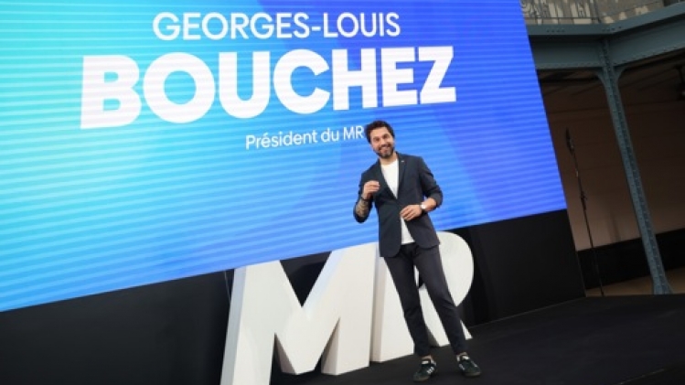 Georges-Louis Bouchez réélu président du MR