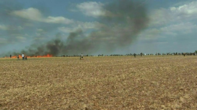 Bassines: une journée de frictions, entre jeu de piste et début d'incendie