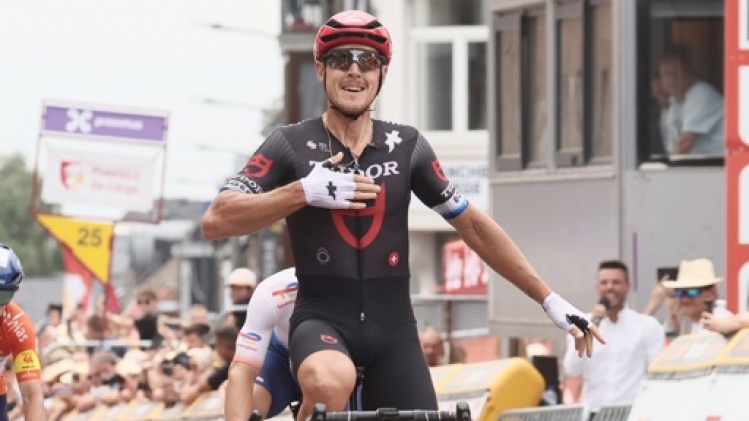 Matteo Trentin, privé de JO, s'impose en Wallonie sans rancune olympique