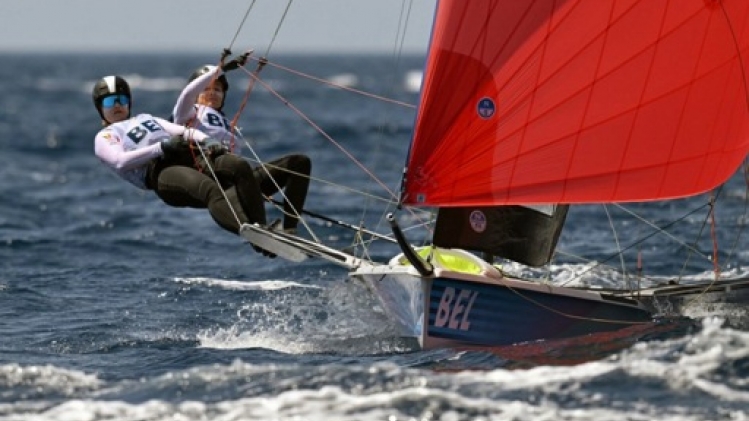 Anouk Geurts et Isaura Maenhaut reculent de la 8e à la 9e place en 49er FX