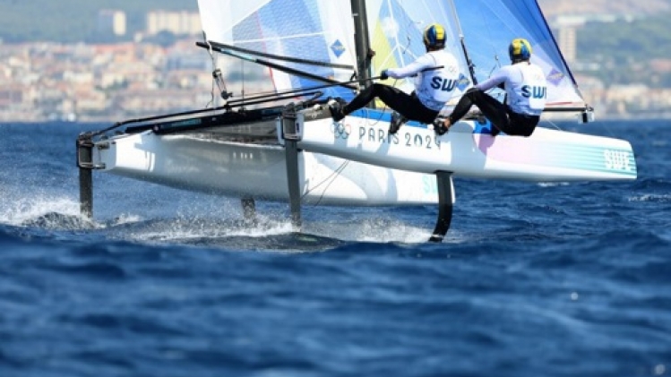 Pour le duo Claeyssens/Verstraelen c'était une affaire de poids lourds en Nacra 17