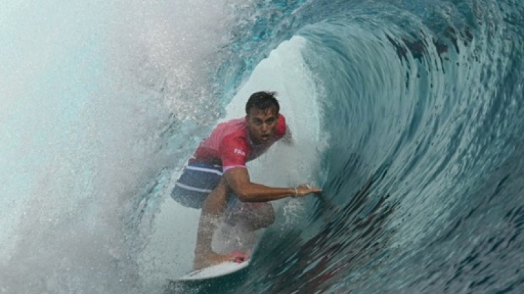 Le village de Teahupo'o en liesse après la médaille d'or du surfeur tahitien Kauli Vaast