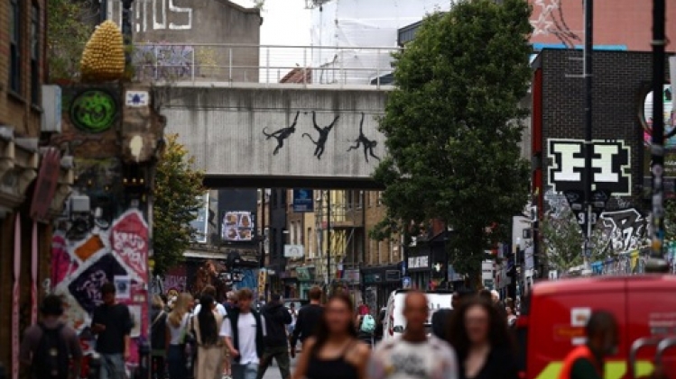 Une œuvre de Banksy apparaît dans Londres pour la 5e fois en autant de jours