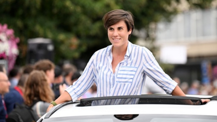 Sanne Cant heureuse d'avoir fait partie de l'échappée pour sa dernière course