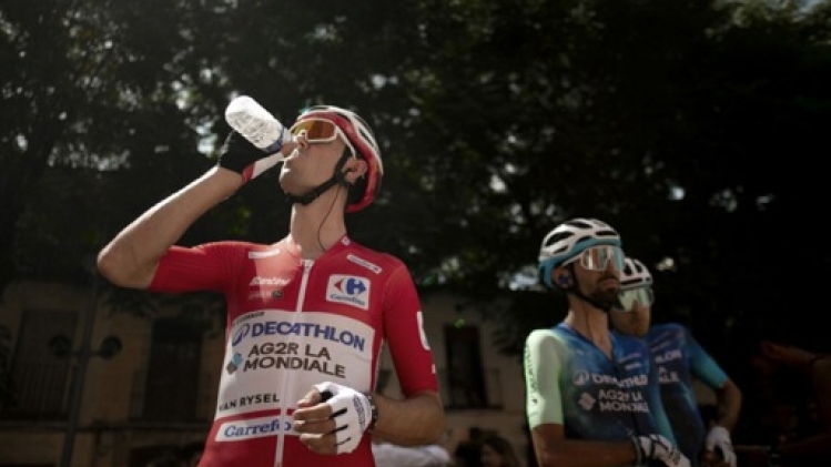 Le maillot rouge Ben O'Connor estime avoir perdu du temps à cause de la chaleur