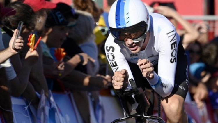 Le maillot blanc Antonio Tiberi et Joshua Tarling abandonnent