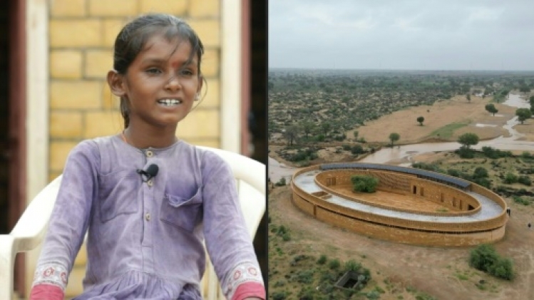 En plein désert indien, une école comme oasis de fraîcheur