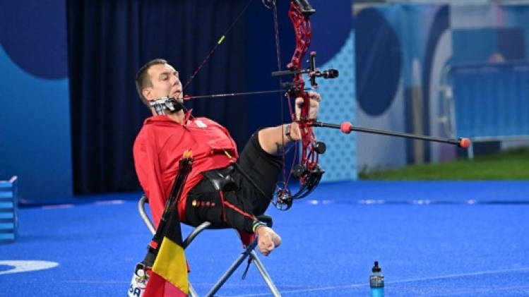 Piotr Van Montagu éliminé en quarts de finale au tir à l'arc à Paris