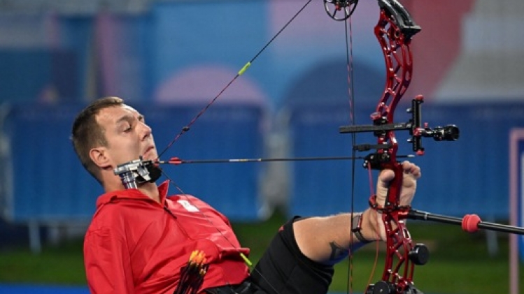 Piotr Van Montagu éliminé en quarts de finale au tir à l'arc à Paris