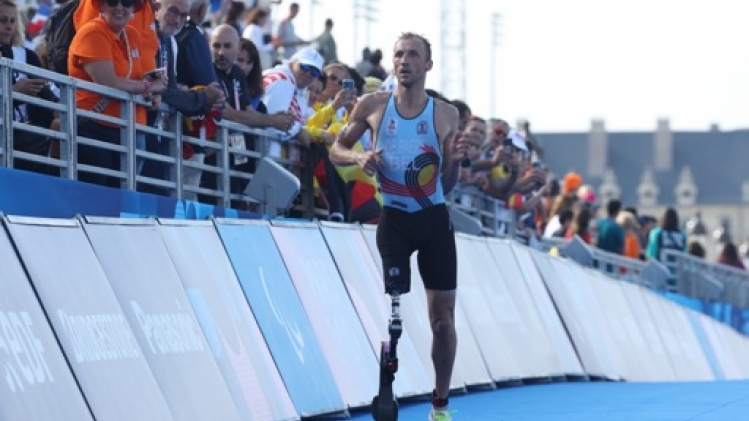 Wim De Paepe satisfait de sa 5e place en para triathlon avec un de ses meilleurs chronos